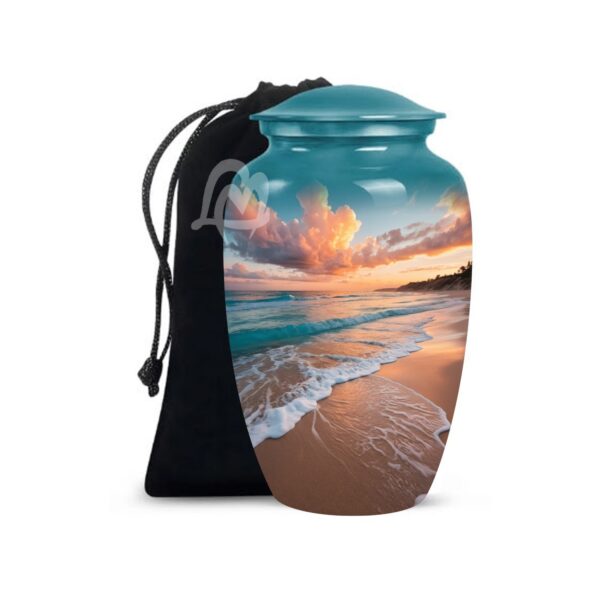 Handmade Funeral Urns With Velvet Bag Keep the Memory of Your Loved One.