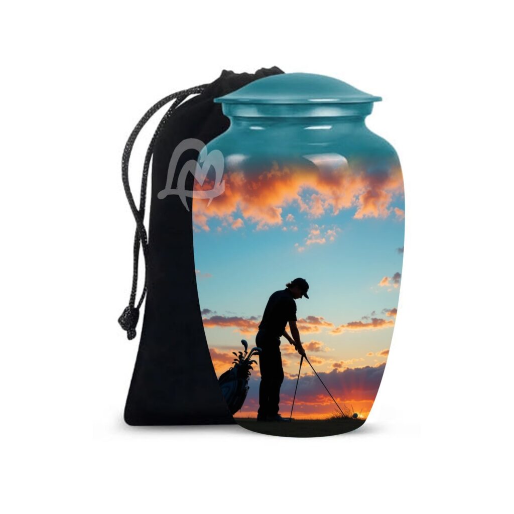 Golf Urns for Human Ashes Adult Female Urn, for Female Male, Golfer Cremation Urns for Human Ashes