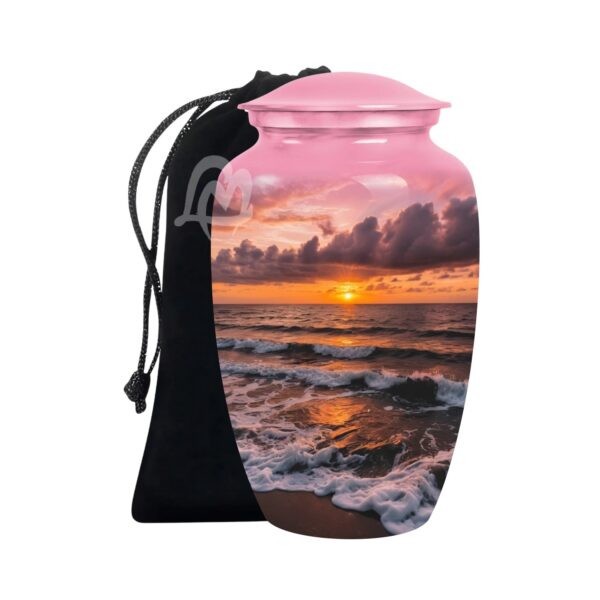Handmade Funeral Urns With Velvet Bag Keep the Memory of Your Loved One.