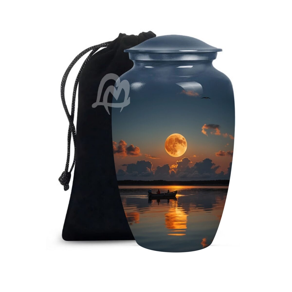 Handmade Funeral Urns With Velvet Bag Keep the Memory of Your Loved One.