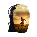 Football Urn - Football Player Cremation Urn - Football Urn - Sports Urn - Funeral Urn for Human Ashes