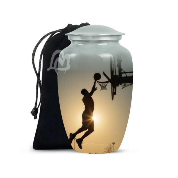 Basketball Urn - Basketball Player Cremation Urn - Basketball Urn - Sports Urn