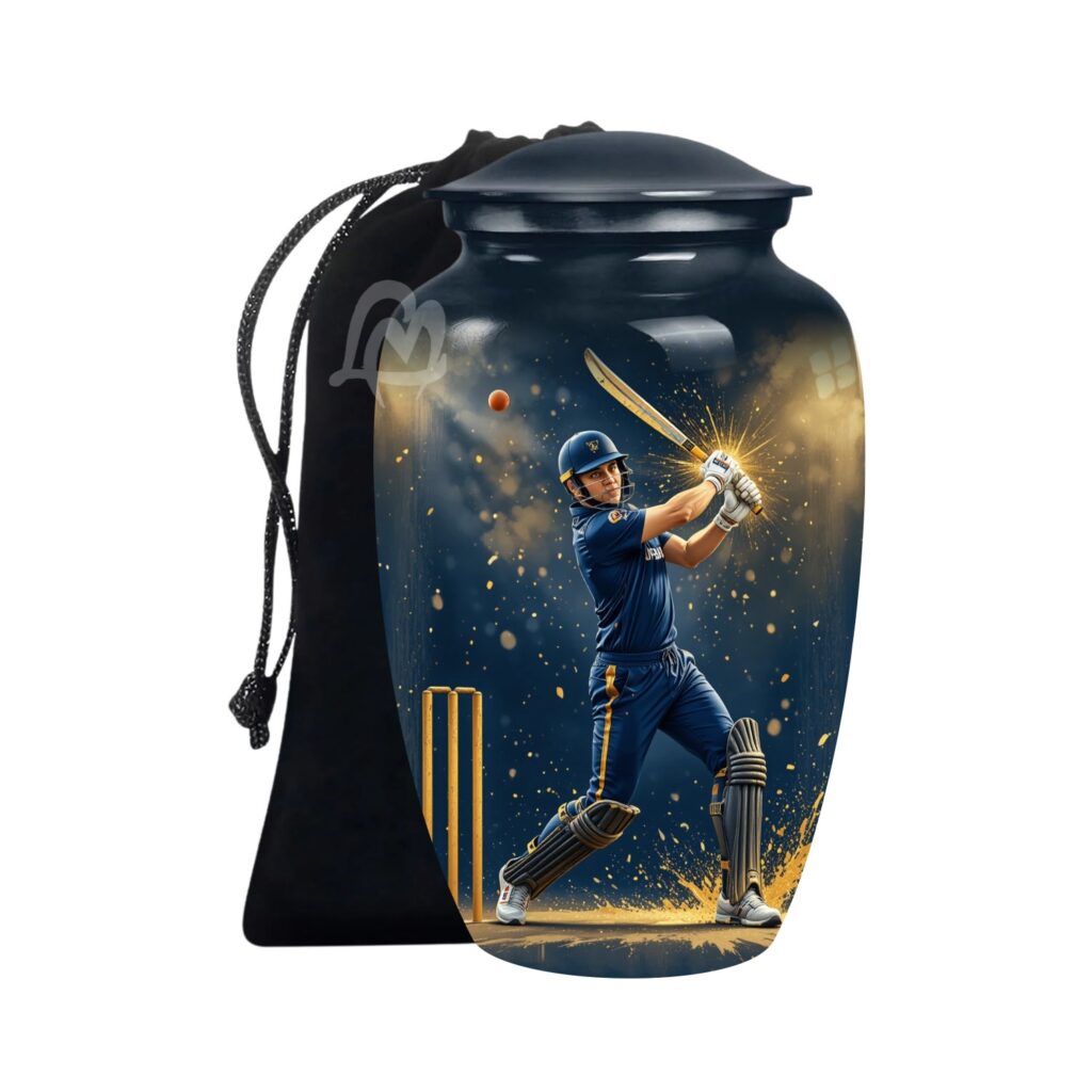 Cricket Cremation Urns for Human Ashes – Sports Funeral Urns for Adult Female & Male