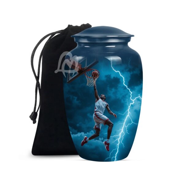 Funeral Urn for Human Ashes With Velvet Bag Affordable Alloy Adult Urns.