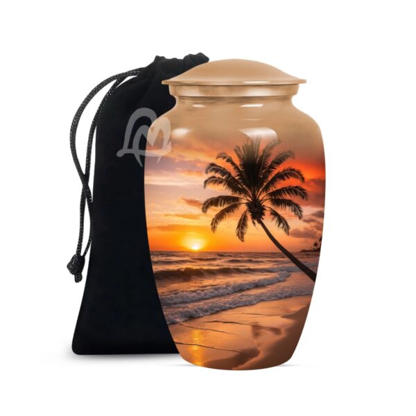 Handmade Funeral Urns With Velvet Bag Keep the Memory of Your Loved One.