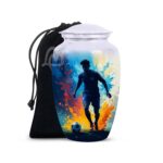 Football Urn - Football Player Cremation Urn - Football Urn - Sports Urn - Funeral Urn for Human Ashes