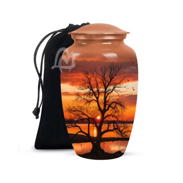 Sunset Magical Cremation Urn For Human Ashes | Cremation Urn For Adults