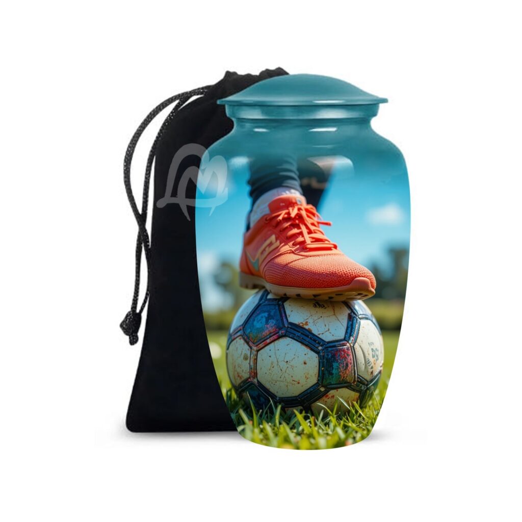 Football Urn - Football Player Cremation Urn - Football Urn - Sports Urn - Funeral Urn for Human Ashes