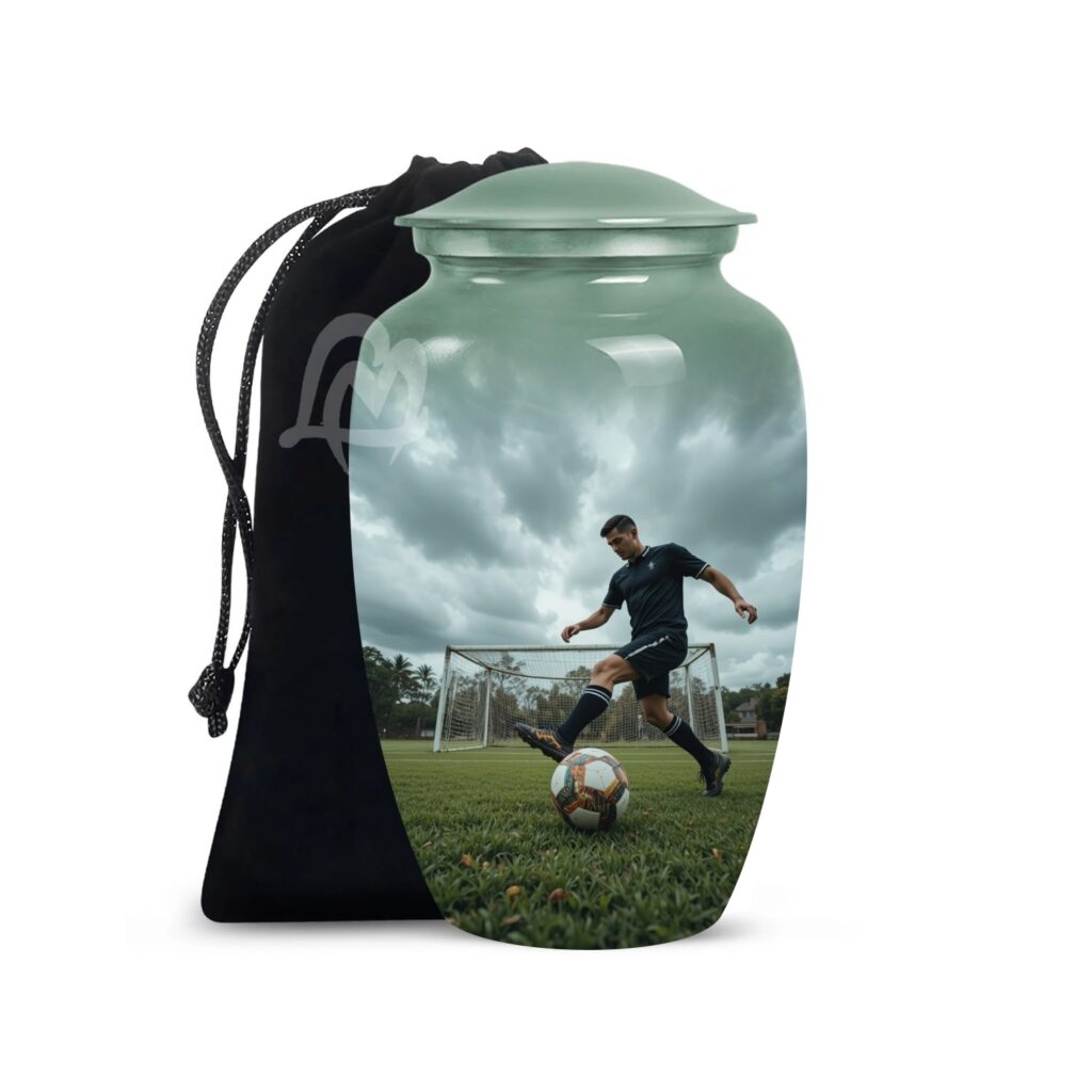 Elegant Large Memorial Cremation Urn for Human Ashes - Perfect Tribute for Loved Ones.