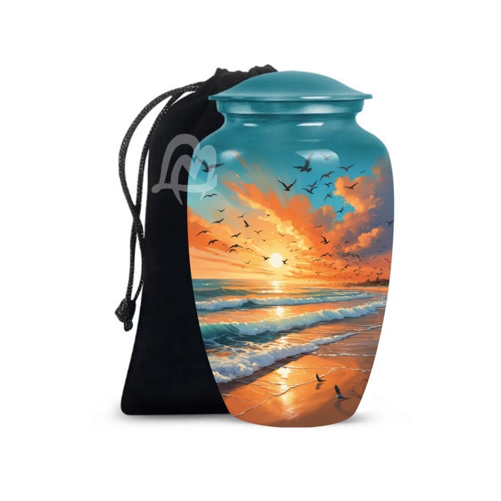 Sunset Magical Cremation Urn For Human Ashes | Cremation Urn For Adults