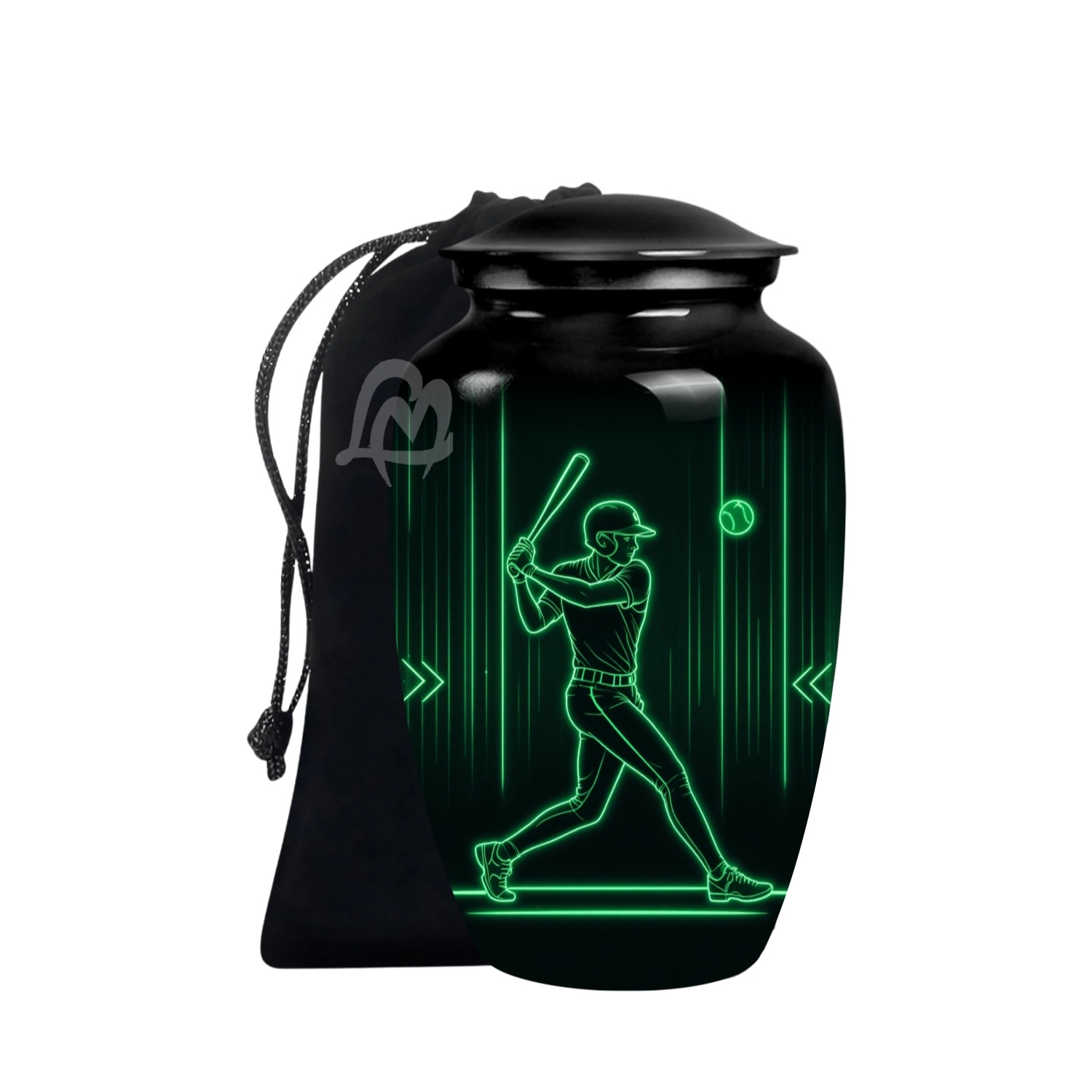 Decorative Burial Urn for Cremated Remain in Aluminium for Loved Ones. Decorative Burial Urn for Cremated Remain in Aluminium for Loved Ones.