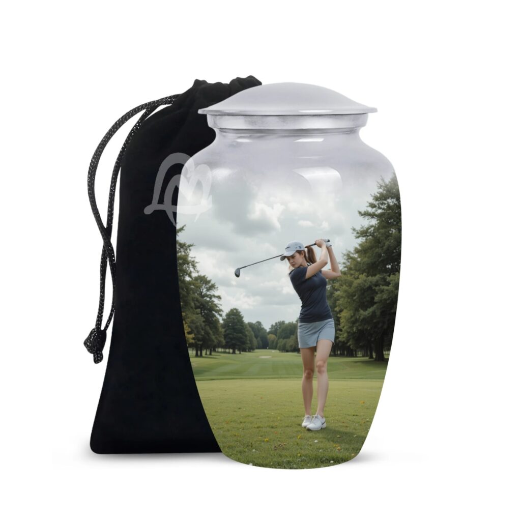 Golf Urns for Human Ashes Adult Female Urn, for Female Male, Golfer Cremation Urns for Human Ashes
