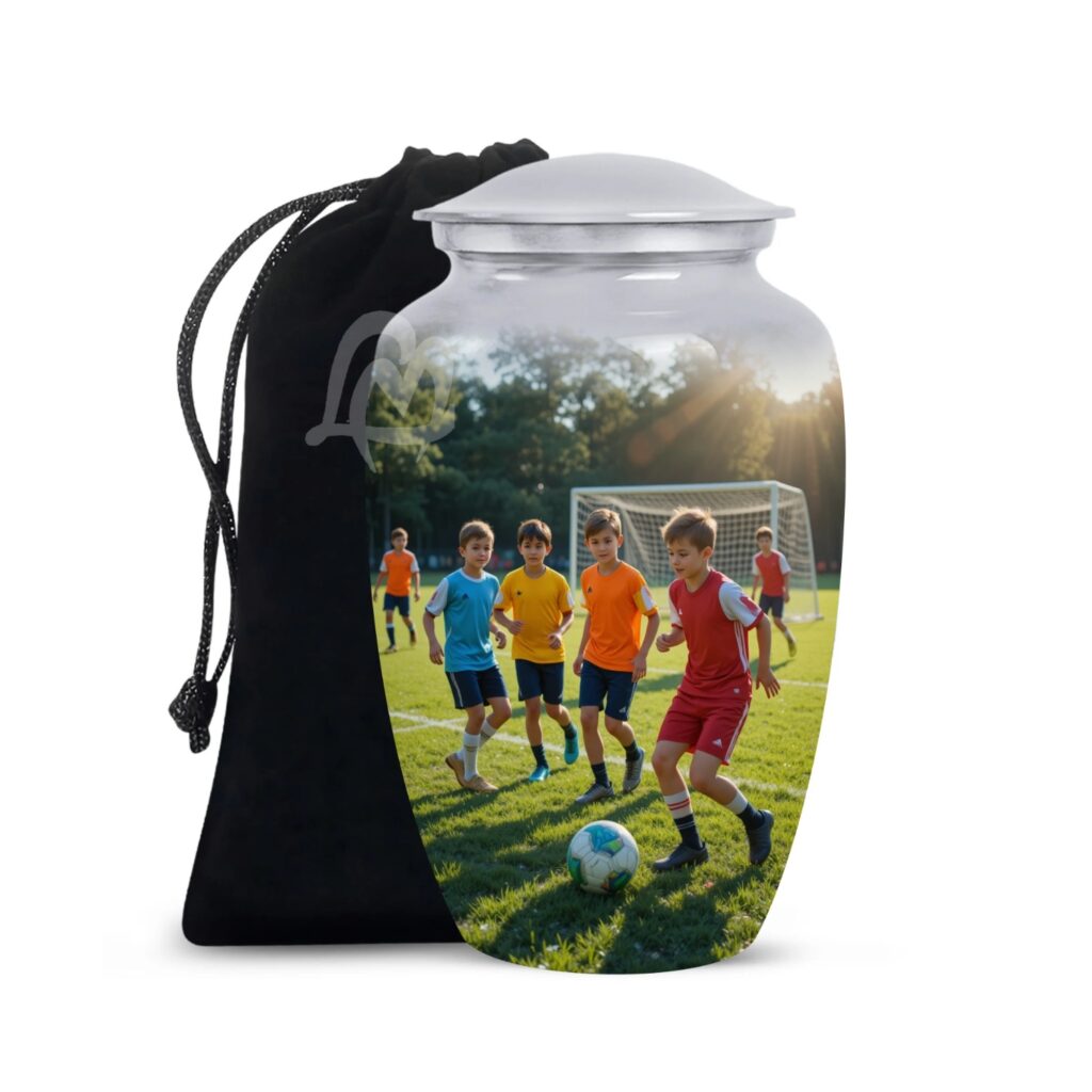 Football Urn - Football Player Cremation Urn - Football Urn - Sports Urn - Funeral Urn for Human Ashes