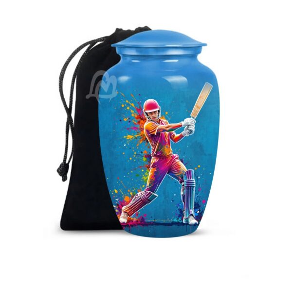 Cricket Cremation Urns for Human Ashes – Sports Funeral Urns for Adult Female & Male