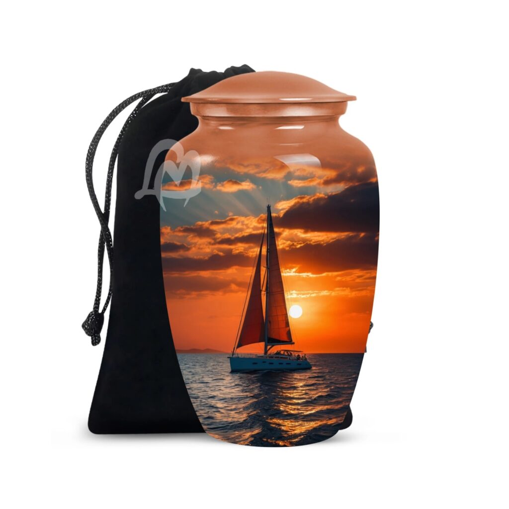 Sunset Magical Cremation Urn For Human Ashes | Cremation Urn For Adults,