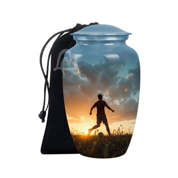 Elegant Large Memorial Cremation Urn for Human Ashes - Perfect Tribute for Loved Ones.