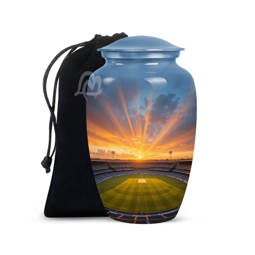 Cricket Cremation Urns for Human Ashes – Sports Funeral Urns for Adult Female & Male