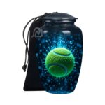 Decorative Burial Urn for Cremated Remain in Aluminium for Loved Ones.