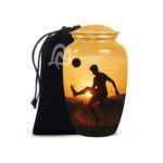 Football Urn - Football Player Cremation Urn - Football Urn - Sports Urn - Funeral Urn for Human Ashes