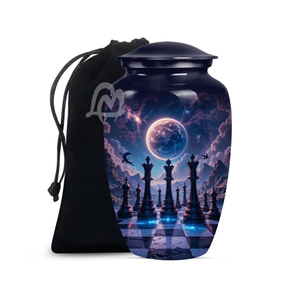 Burial Cremation Urns for Mom & Dad - Human Memorial Urn for Women & Men