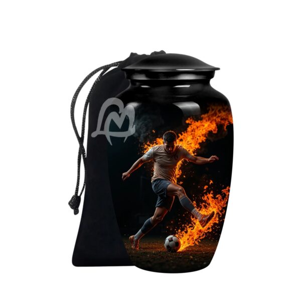 Football Urn - Football Player Cremation Urn - Football Urn - Sports Urn - Funeral Urn for Human Ashes