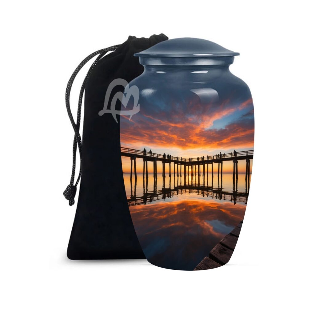 Sunset Magical Cremation Urn For Human Ashes | Cremation Urn For Adults,