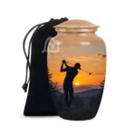 Golf Urns for Human Ashes Adult Female Urn, for Female Male, Golfer Cremation Urns for Human Ashes