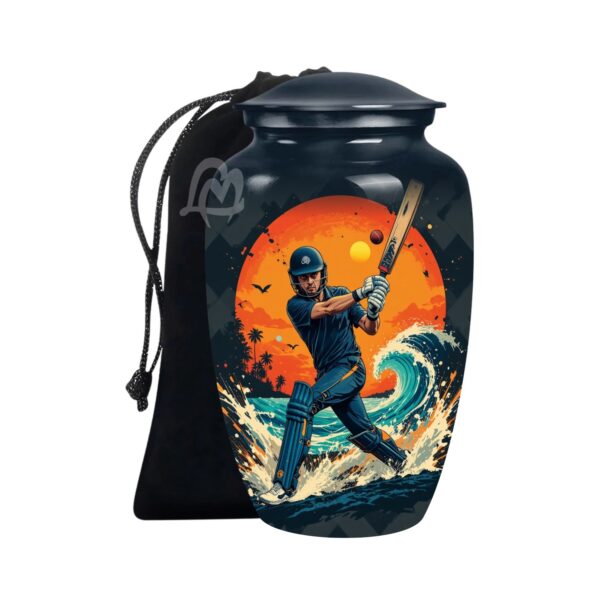 Cricket Cremation Urns for Human Ashes – Sports Funeral Urns for Adult Female & Male