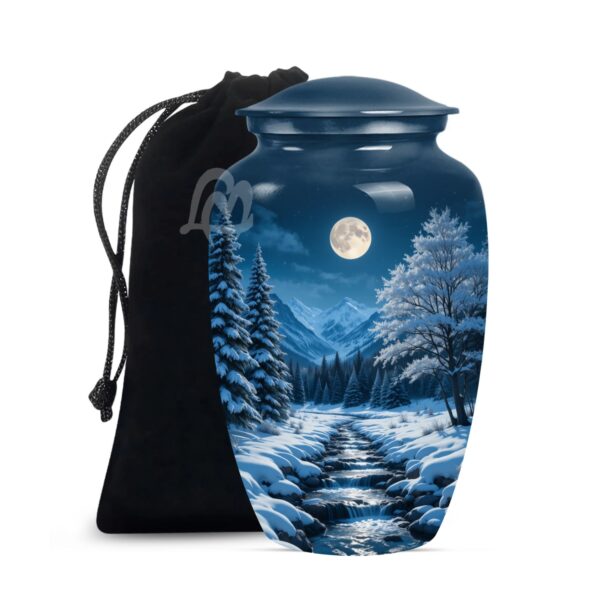 Snowflake Cremation Urns for Human Ashes – Funeral Urns for Adult Female & Male