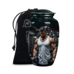 Gym Modern Memorial Cremation Urn for Ashes for Women with - 200 cu in Funeral Urns for Men and Women,