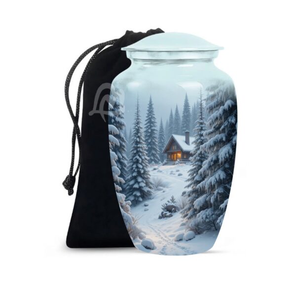 Snowflake Cremation Urns for Human Ashes – Funeral Urns for Adult Female & Male