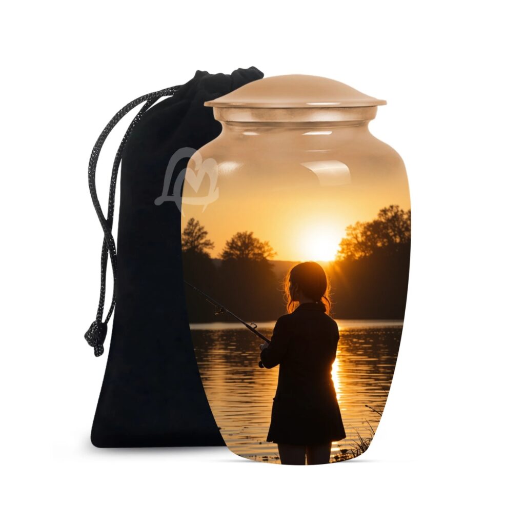 Adult Funeral Urn for Human Ashes Suitable for Cemetery Burial Decorative Funeral Urns.