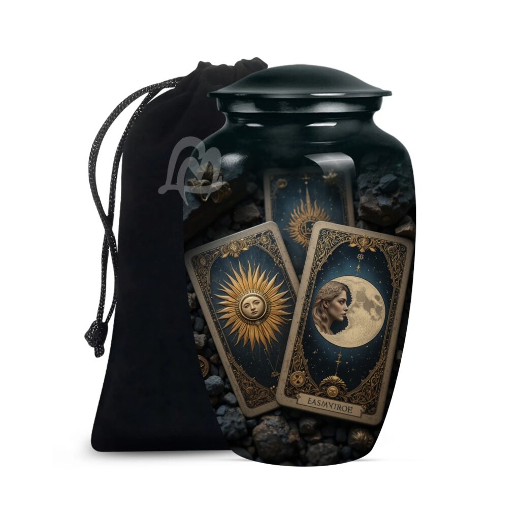 Tarot Card Urns Handcrafted Urn for Ashes Adult Male and Female