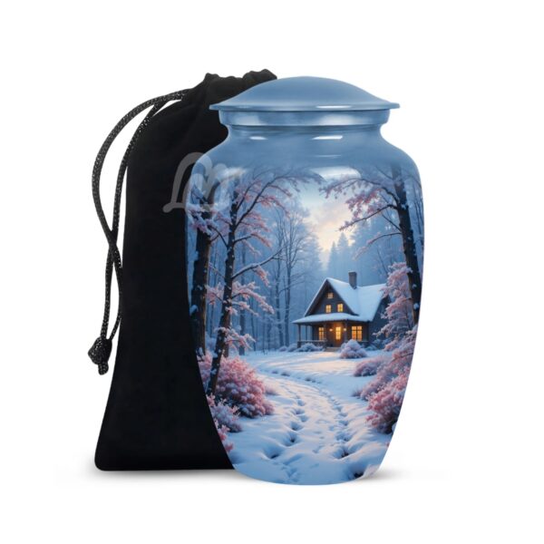 Snowflake Cremation Urns for Human Ashes – Funeral Urns for Adult Female & Male