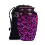 Colorful Flowers Urns for Human Ashes, Burial Urn for Adult, Cremation Urn Memorial Human Ashes