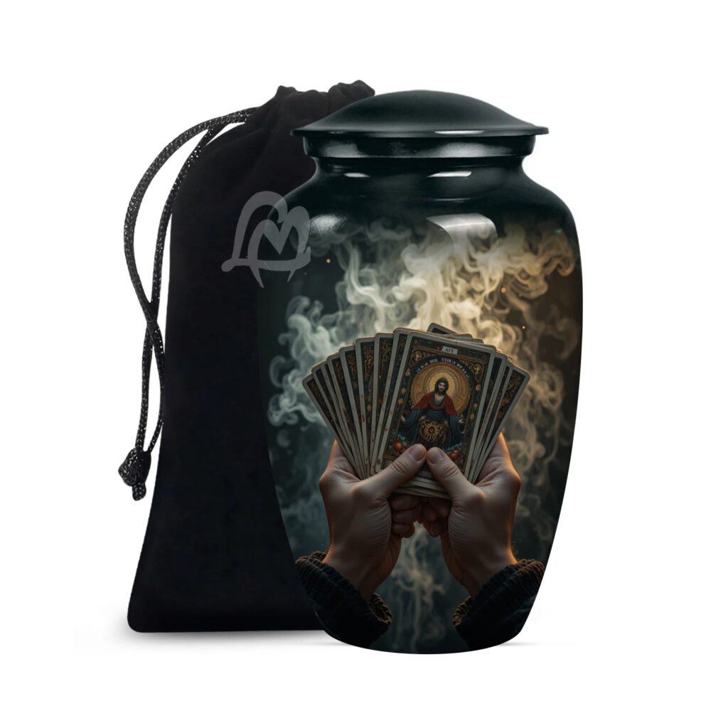 Tarot Card Urns Handcrafted Urn for Ashes Adult Male and Female