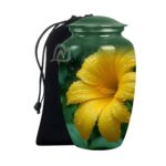 Colorful Flowers Urns for Human Ashes, Burial Urn for Adult, Cremation Urn Memorial Human Ashes
