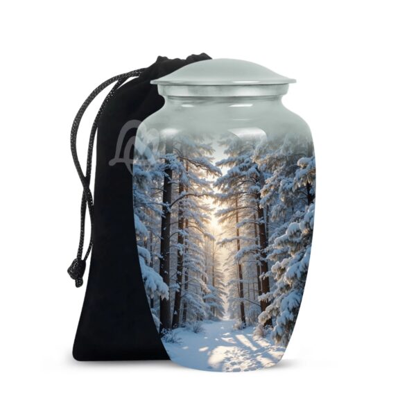 Snowflake Cremation Urns for Human Ashes – Funeral Urns for Adult Female & Male