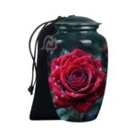 Colorful Flowers Urns for Human Ashes, Burial Urn for Adult, Cremation Urn Memorial Human Ashes