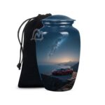 Car Cremation Urns for Human Ashes - Display Burial Urn at Home - Include Velvet Bag