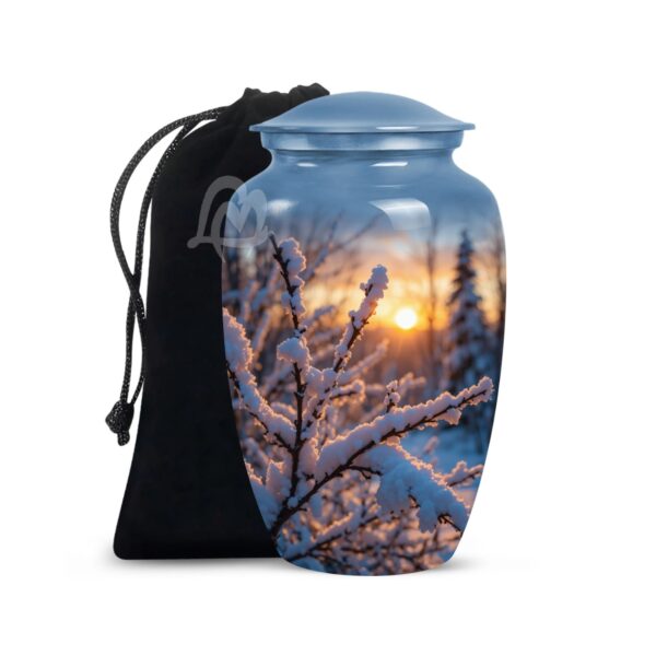 Snowflake Cremation Urns for Human Ashes – Funeral Urns for Adult Female & Male