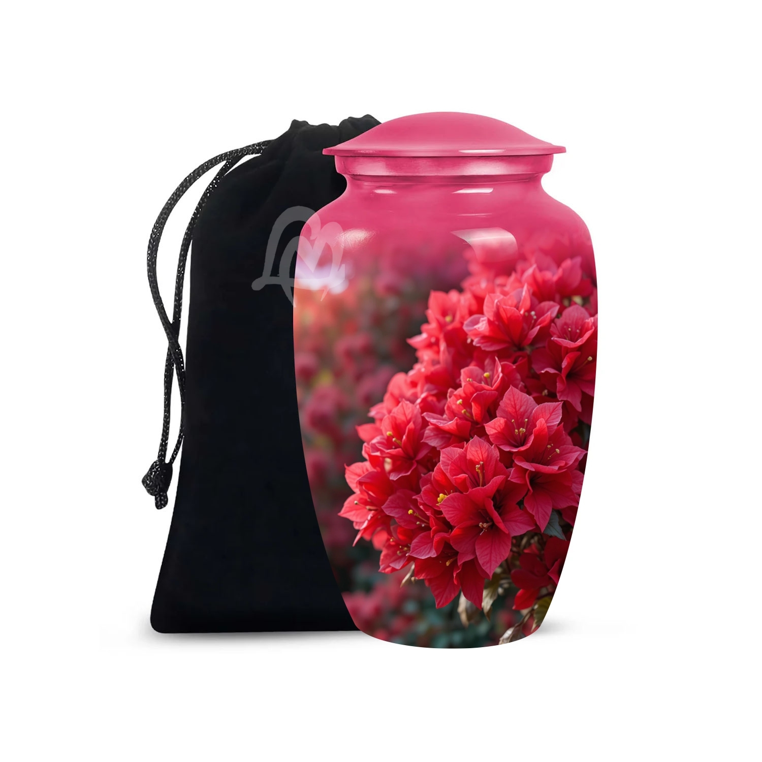 Colorful Flowers Urns for Human Ashes, Burial Urn for Adult, Cremation Urn Memorial Human Ashes