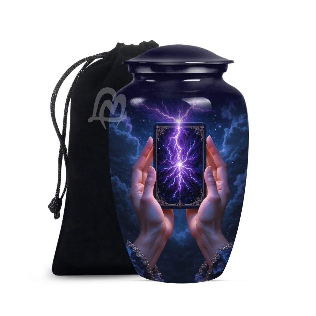 Cremation Urns for Human Ashes Adult Man and Woman - Decorative Funeral Urns