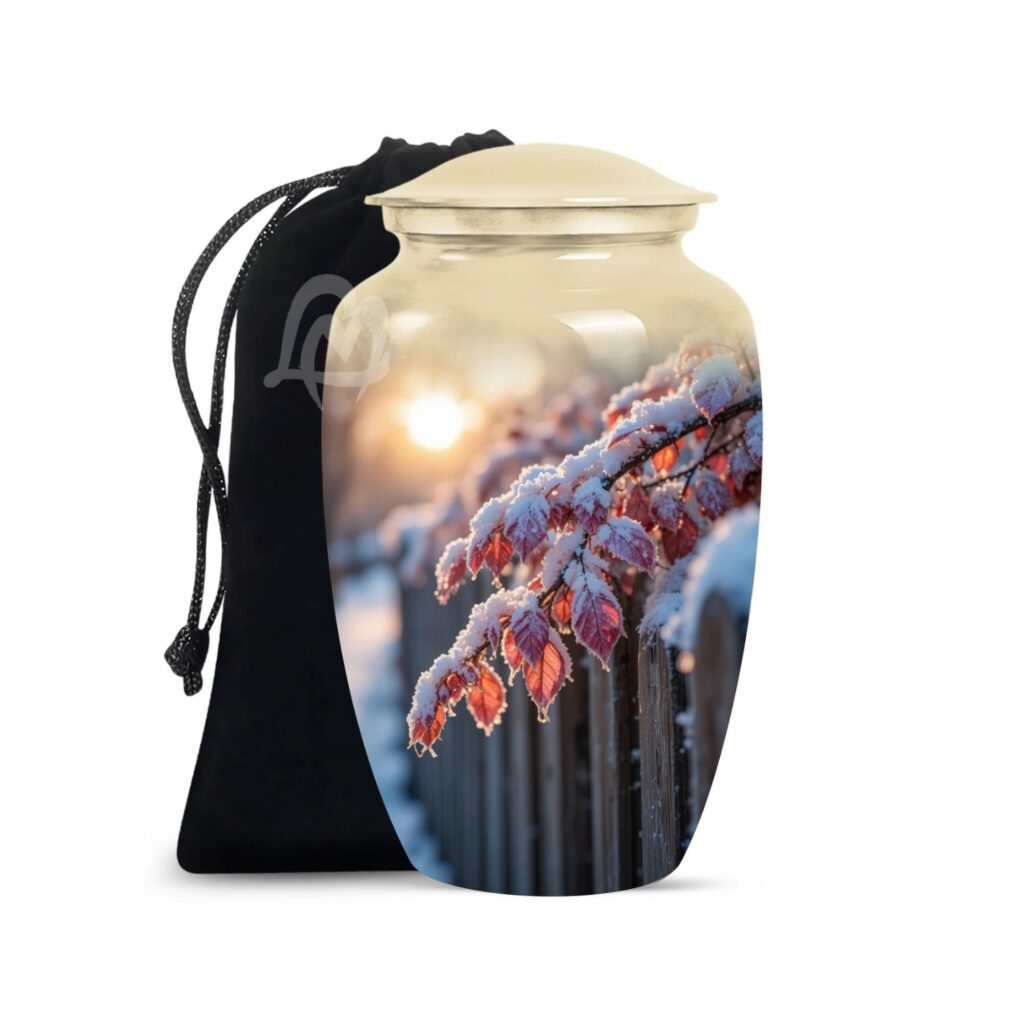 Snowflake Cremation Urns for Human Ashes – Funeral Urns for Adult Female & Male