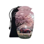 Car Cremation Urns for Human Ashes - Display Burial Urn at Home - Include Velvet Bag