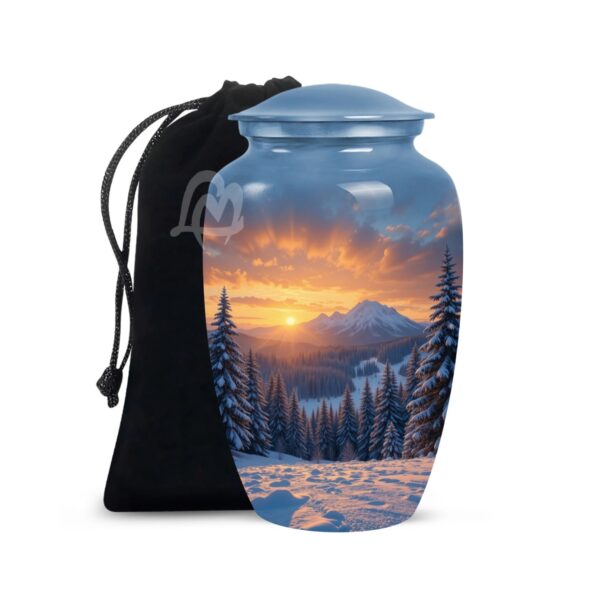 Snowflake Cremation Urns for Human Ashes – Funeral Urns for Adult Female & Male