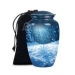 Snowflake Cremation Urns for Human Ashes – Funeral Urns for Adult Female & Male
