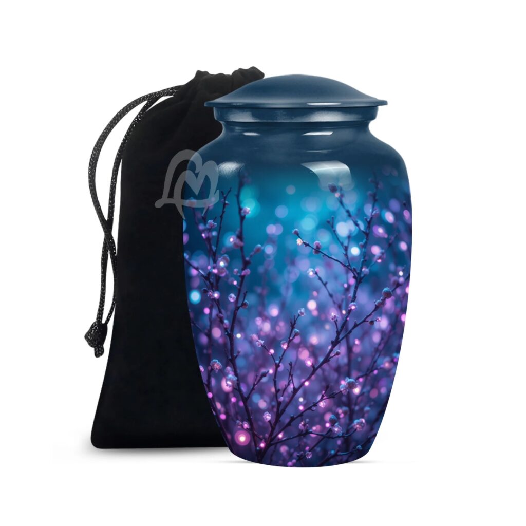 Container Jar Pot | Hand-Crafted Large Urn for Adult Cremation.