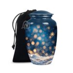 Snowflake Cremation Urns for Human Ashes – Funeral Urns for Adult Female & Male