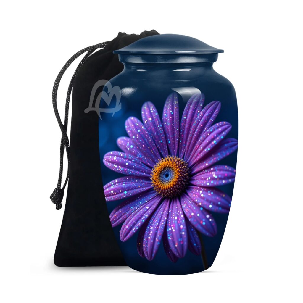 Container Jar Pot | Hand-Crafted Large Urn for Adult Cremation.